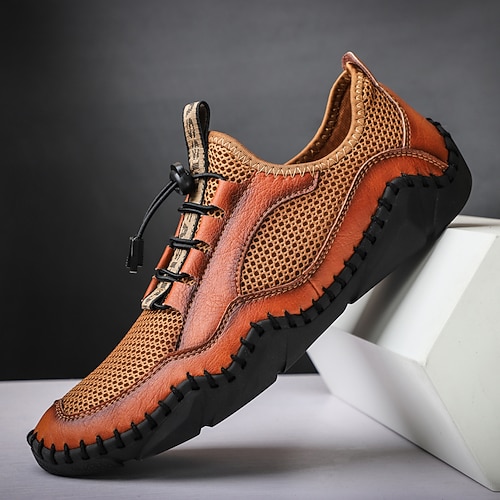 Outdoor-Wanderschuhe für Herren aus Kunstleder, atmungsaktives Design für einen aktiven Lebensstil, perfekt für Outdoor-Abenteuer Image