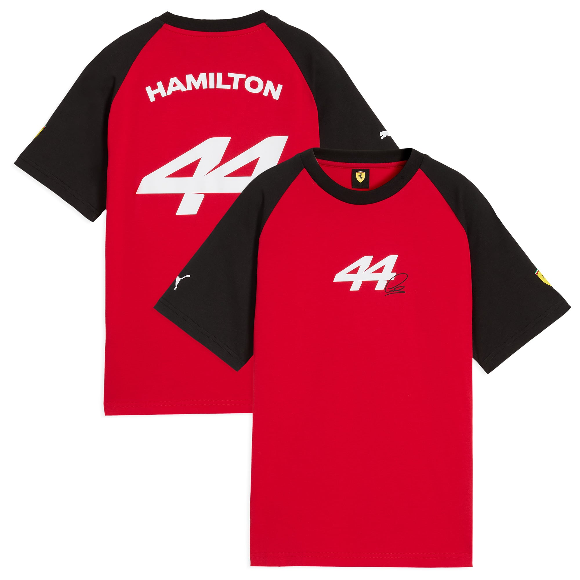 T-shirt Scuderia Ferrari Lewis Hamilton - Rouge - Enfants - unisexe Taille: 116