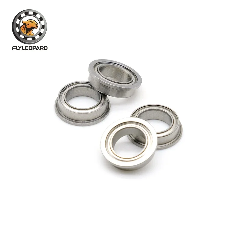 10P ABEC-7 MF128ZZ 8x12x3,5 MF74ZZ 4X7X2,5 F608ZZ 8X22X7 Chromstahl-Rillenkugellager Flanschkugellager Image