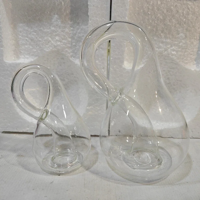 Klein-Flaschen, verdickte Ornamente, vierdimensionaler Raum, dekorative Glasflasche, Geschenke, transparentes Glas, Heimdekoration Image
