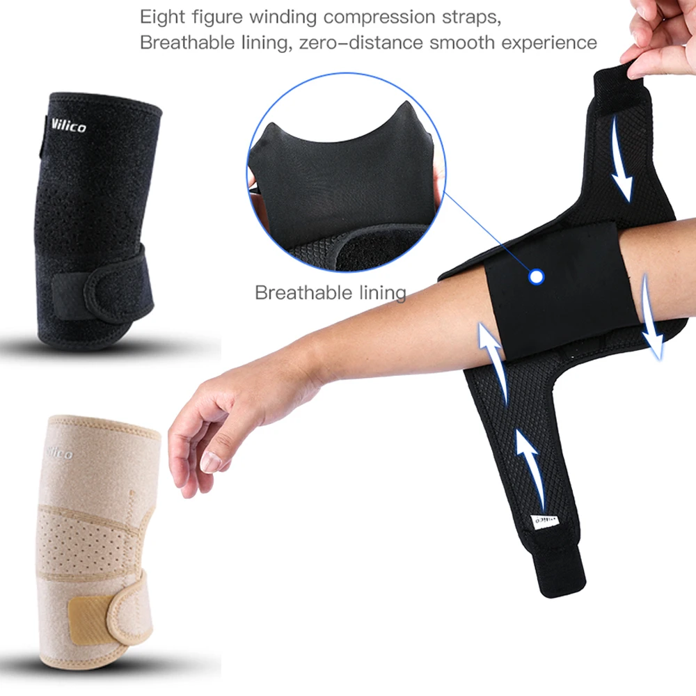 1PC Ellenbogen Kompression Hülse Unterstützung Klammer Arm Wärmer Arthritis Verband Arm Pads Schutz Stretch Zubehör Für Frauen Männer Image