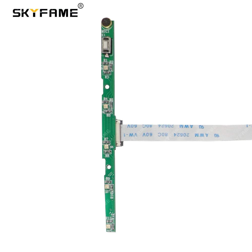 SKYFAME RGB Farbabstimmung Auto Android Radio Host Tastatur Hintergrundbeleuchtung Panel Image