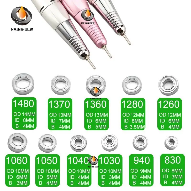 4 teile/satz Handstück Lager Ersetzen STARK 210 102L 103 103L 105L 106L 107 Mikromotor Bohrmaschine Ausrüstung Image