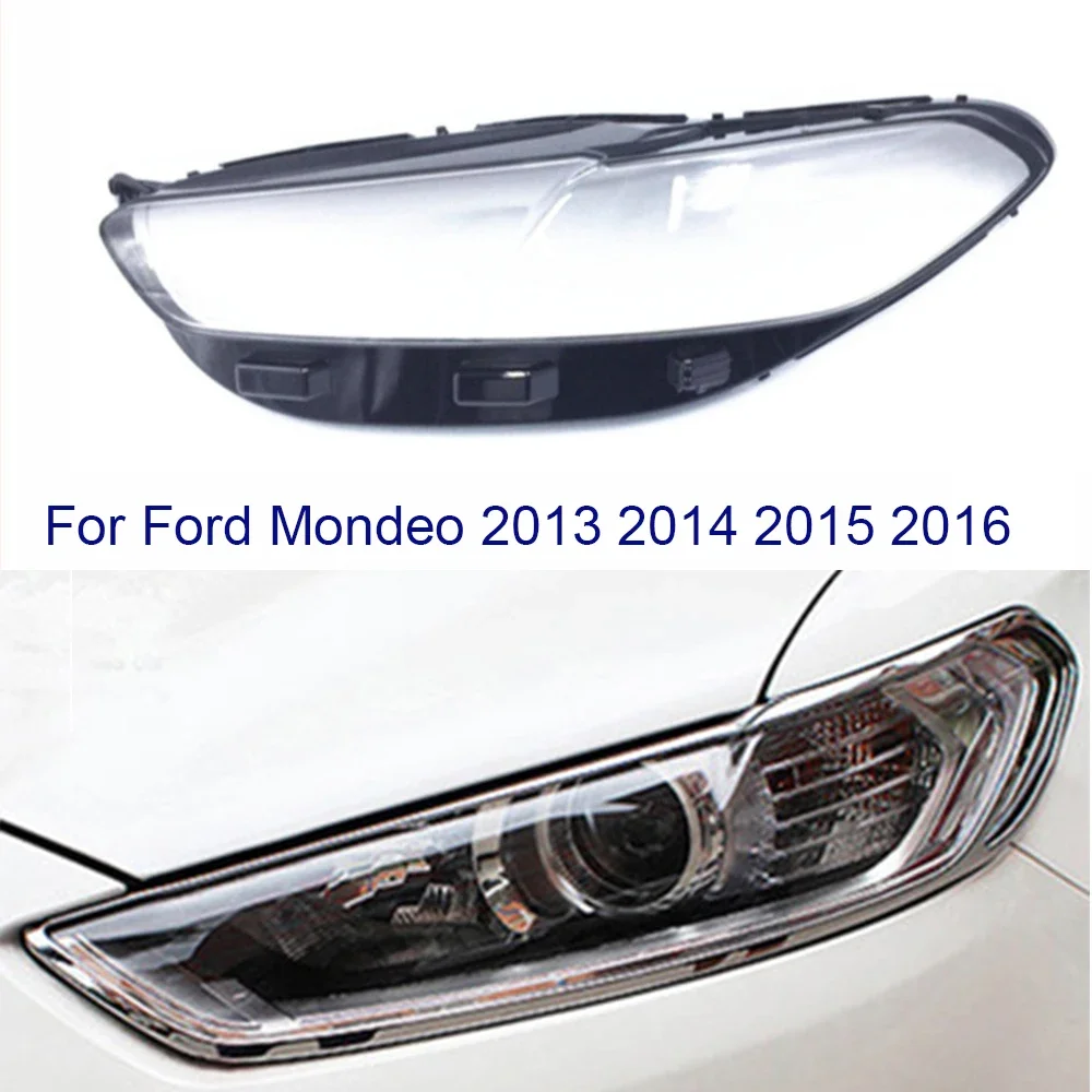 Für Ford Mondeo 2013 2014 2015 2016 vorne Auto Scheinwerfer Abdeckung Objektiv Glas Lampe Abdeckung Lampenschirm Shell Licht Lampenschirm Scheinwerfer