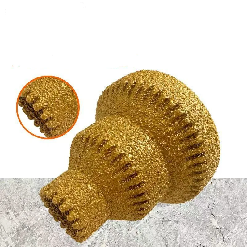 Sägezahnförmiger Hartmetall-Turmbohrer, Stufenbohrer, Diamant-Fasen- und Trimmwerkzeug, Fliesen- und Steinöffnungswerkzeug, Winkelschleifmaschine Image