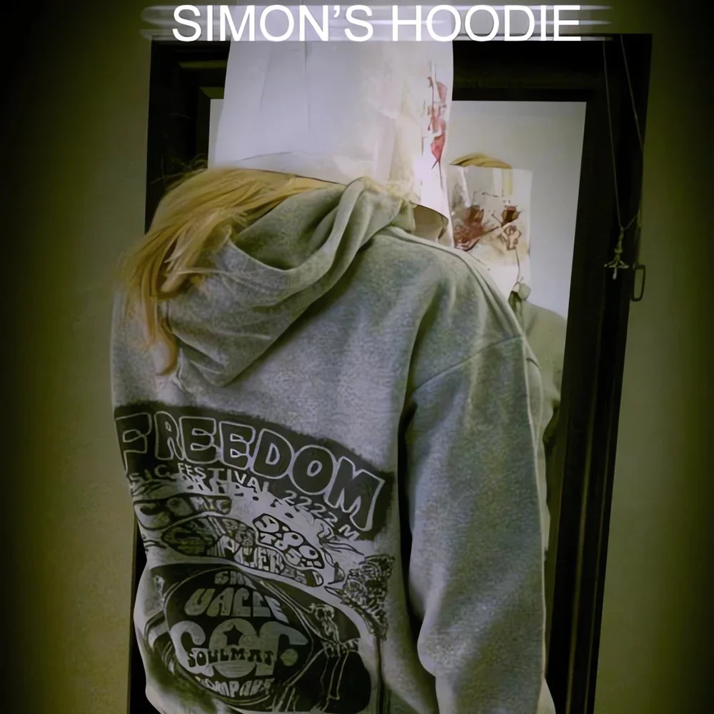 Simon Henriksson Kapuzenpullover mit Reißverschluss, Cry of Fear, Simon's Kapuzen-Cosplay-Sweatshirt, Winterpullover, Gamer-Geschenk, trendige ästhetische Hoodies Image