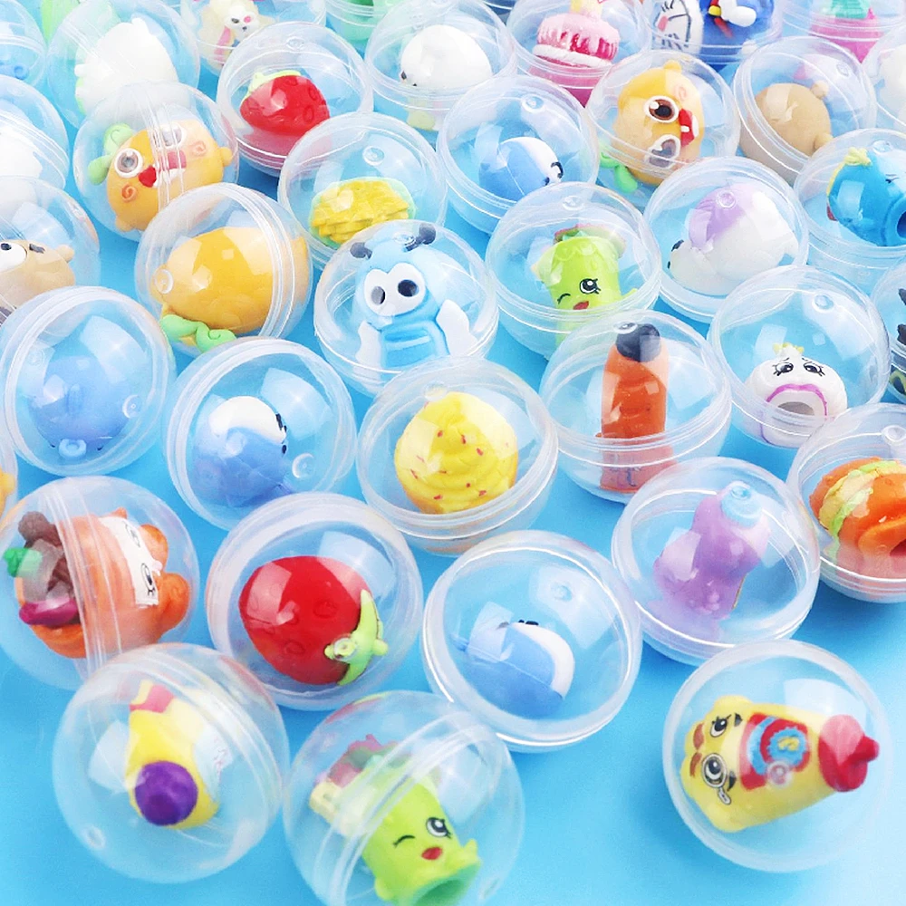 12/30 Stück 32 mm lustige gemischte Überraschungskapsel-Ei-Spielzeug für Kindergeburtstag, Gastgeschenke, Weihnachten, Geschenke für den Schulanfang, Kindergartenpreise Image