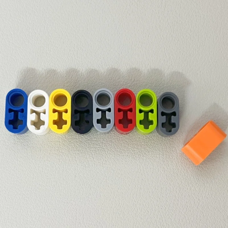 50pcs 60483 liftarm dick 1x2 Achs loch kompatibles Ziegels pielzeug für technische moc Gebäude blockiert DIY Geschenke Image