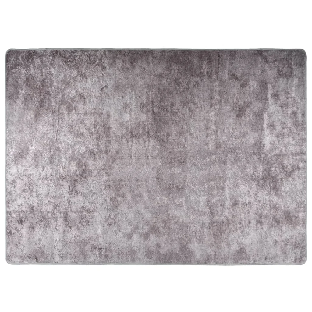 Teppich Waschbar Grey 120x180 cm Non-Slip Image