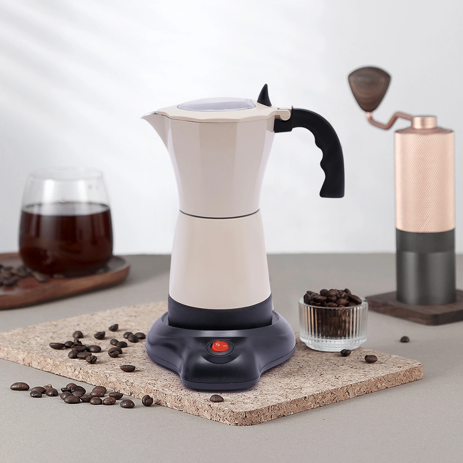Espressomaschine, Espressomaschine, Kaffeemaschine, Café-Werkzeuge, Kaffeekanne, Küchenutensilien, Zubehör