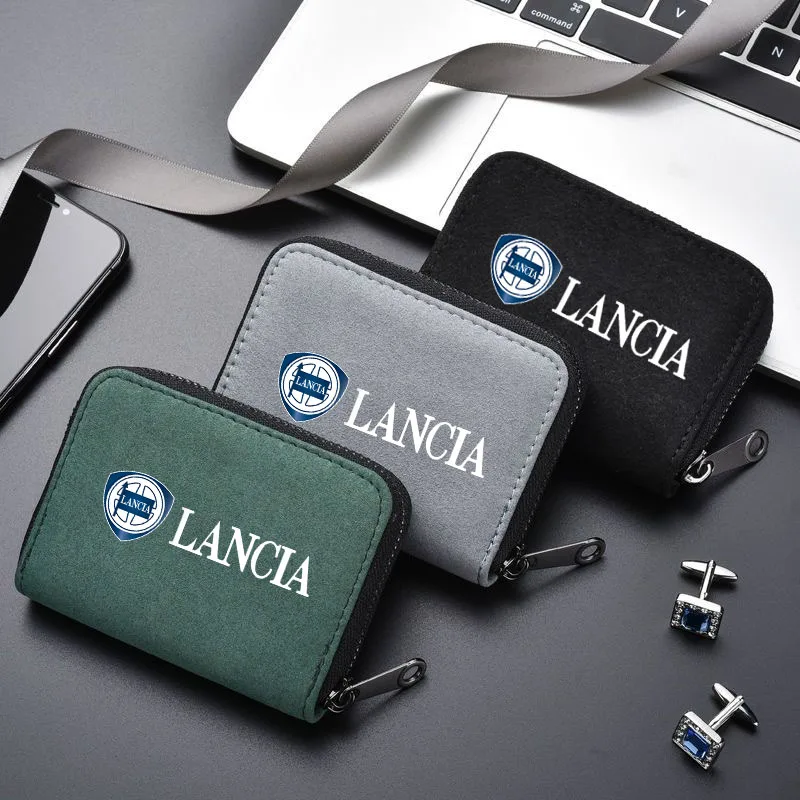 Auto-Dokument-Führerschein-ID-Karten-Geldbörse für Lancia Ypsilon Delta Musa Nera Theme STRATOS Y Phedra Autozubehör Innenraum Image