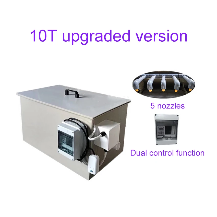 10 Tonnen verbesserte Version Fischteichfilter Drehtrommel-Mikrofilter Automatische Rückspülung Micro Fish Pond Filtrationsausrüstung 54 W Image
