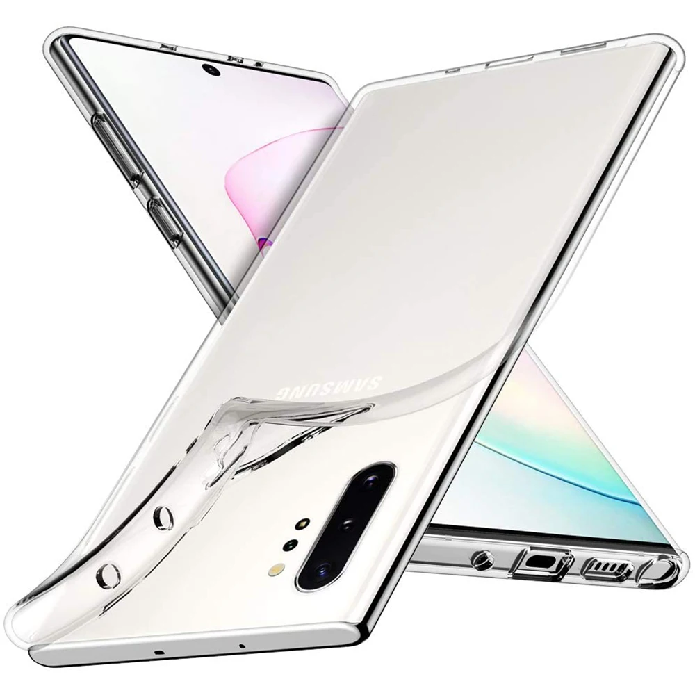 Für Samsung Note 10 Plus Hülle Samsung Galaxy Note 8 9 10 20 Plus Funda Cover Ultradünne klare Hülle für Samsung Note 10 Plus Image