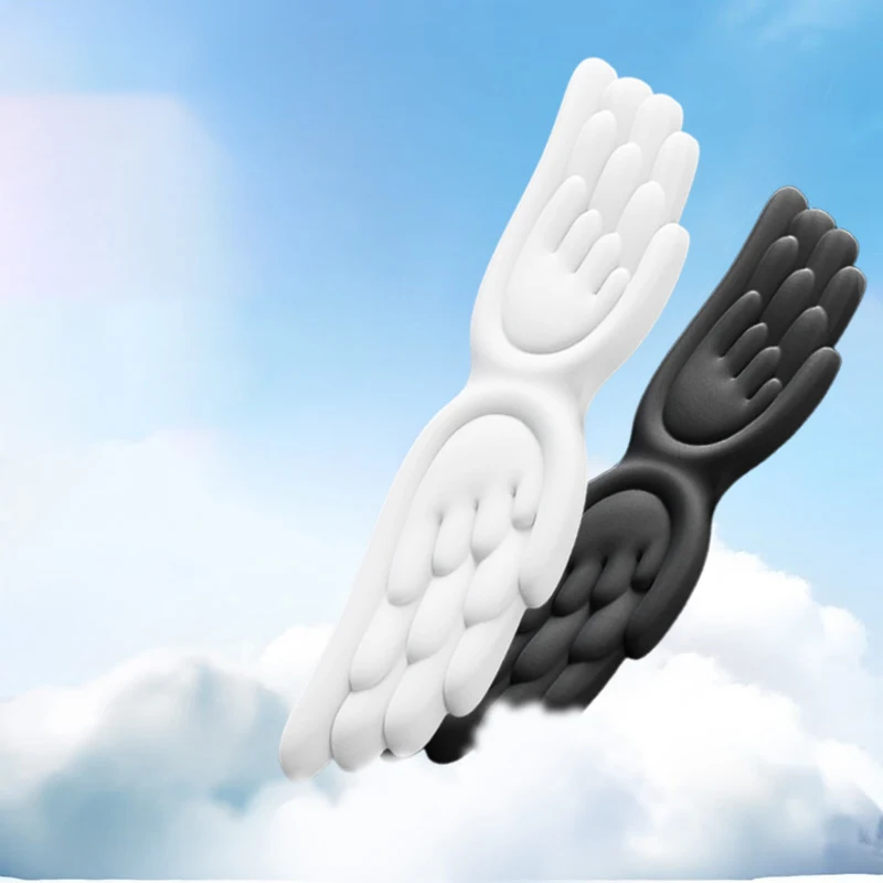 Mechanische Tastatur Maus Handgelenk Rest PC Computer Tastatur Laptops Angel Wing Memory Foam Maus Kissen Unterstützung Pad Handgelenk Unterstützung Image