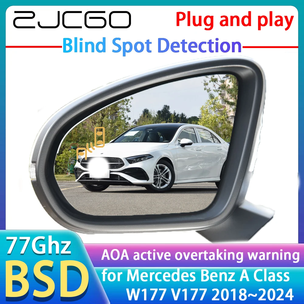 77 GHz Radarwarner BSD Blind Spot Detection Alert Mirror Assistance Zubehör für Mercedes Benz A-Klasse W177 V177 2018 ~ 2024 Image