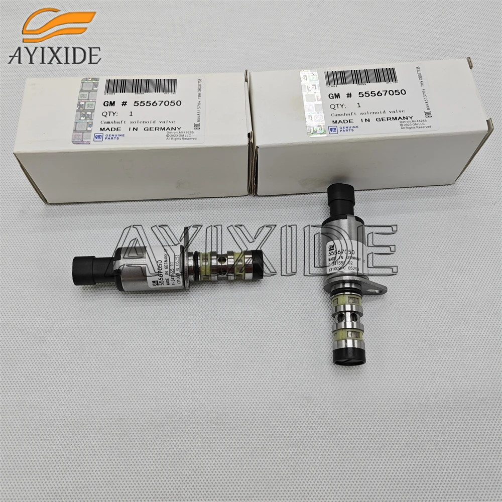 2PCS Nockenwelle Cam Control Ventil Magnet 55567050 Für Chevrolet Cruze Sonic Epica Opel Astra Zafira Mokka Motor Variable Timing Image