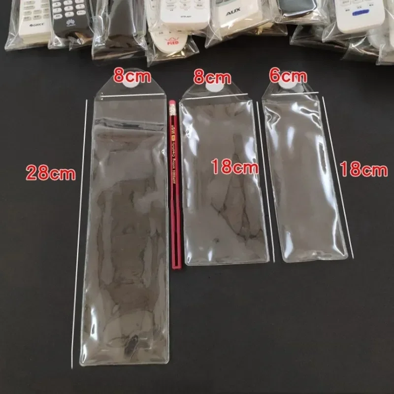 1 pc PVC transparent und gefrostet universelle staub dichte Klimaanlage TV-Fernbedienung wasserdichte Schutzhülle Image