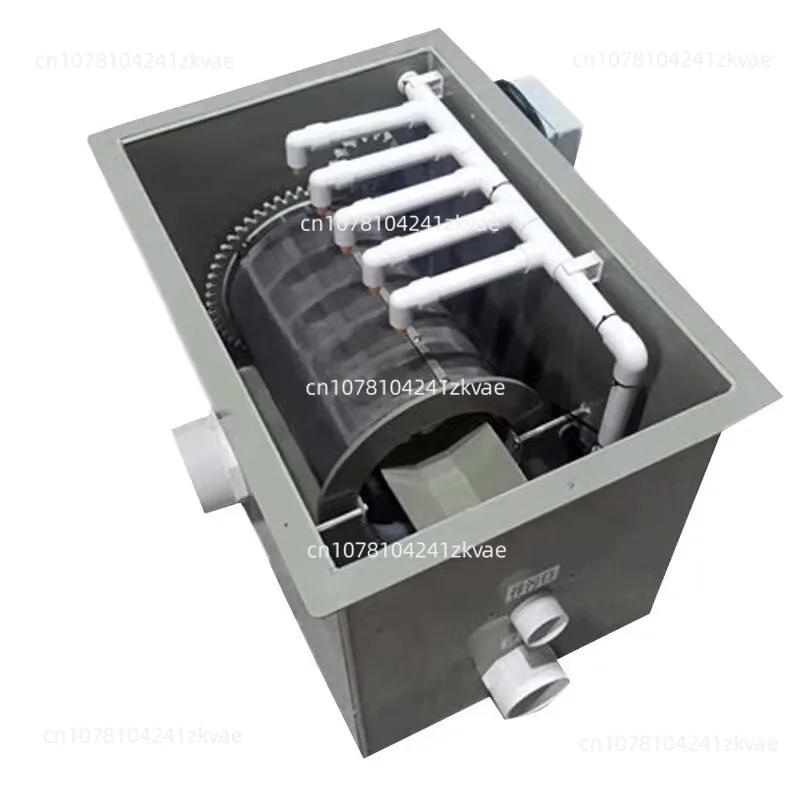 Trommel Micro Filter Fischteich Filter Aquakultur Automatische Rückspülung Koi Pool Wasser Zirkulation System Trommel Maschine Image