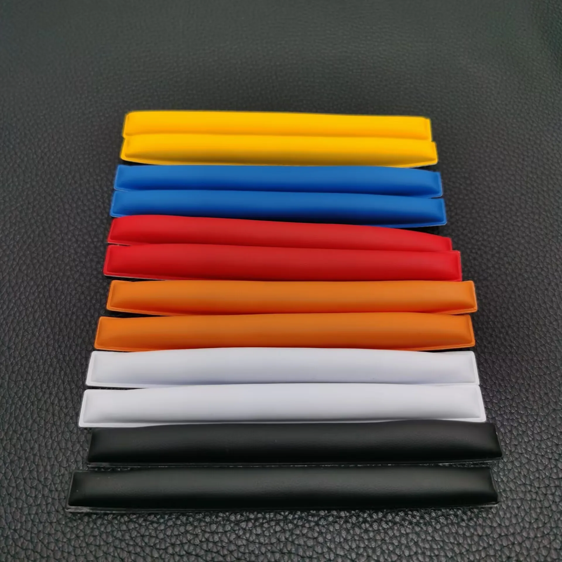 2 Stück HD25Plus Stirnbandkissen für Sennheiser HD25 & II Plus HD25-1 HD25-II Kopfhörer Ersatz-Stirnbandkissen Blau Gelb Image