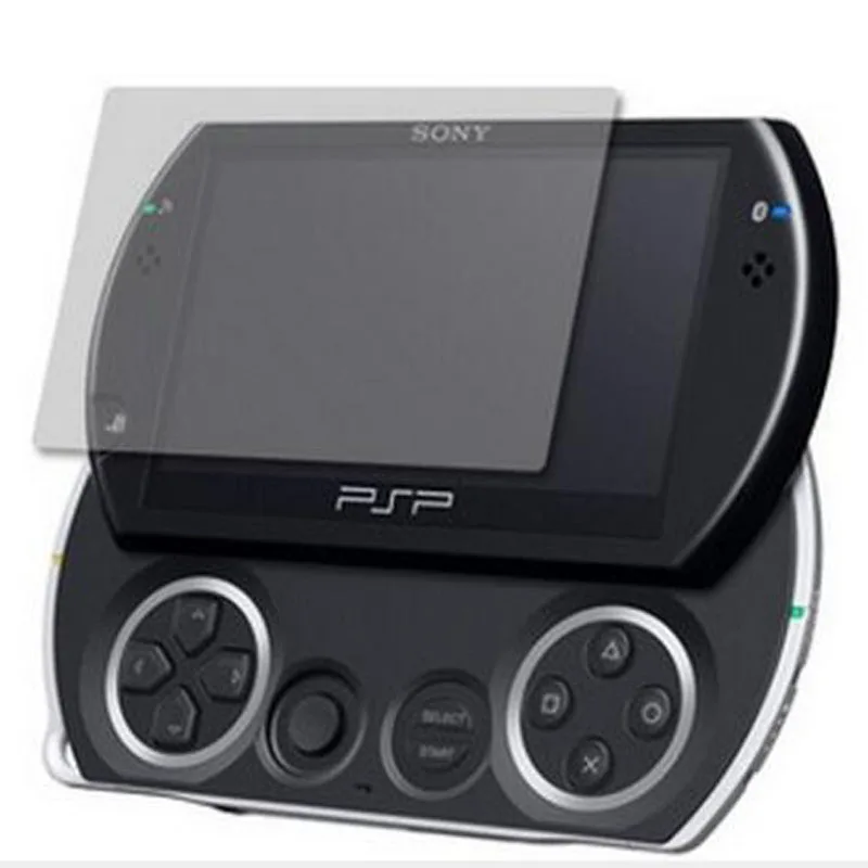 2 stücke Transparent Klar Screen Protector Schutz Film Oberfläche Schutz Abdeckung für Sony PlayStation PSP GEHEN PSP-N1000 N1000 PSPgo Image