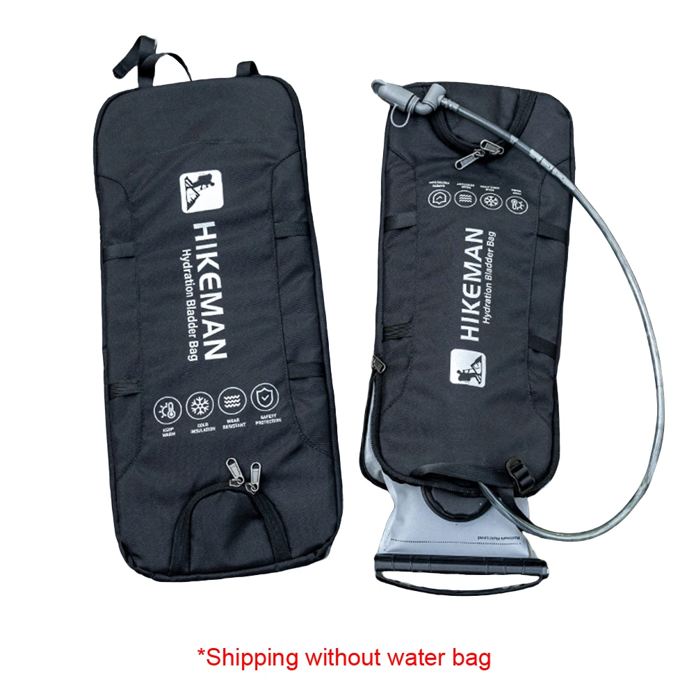 Isolierte Kühltasche für 1–2 l und 2–3 l Wasserblase, wasserabweisende Wasserblase, Isoliertasche für Wandern, Radfahren, Camping, Skifahren Image