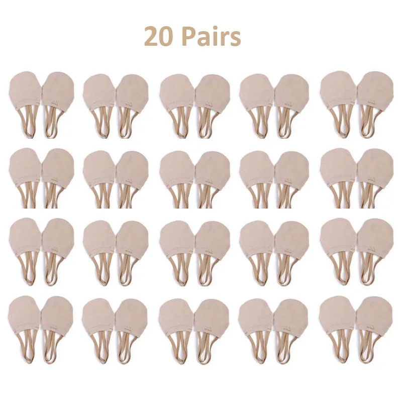 Kunst Ballsaal Gymnastik Zehenschuhe Weiche halb gestrickte Socken Ginastica elastische Tanzfüße Schutzschuhe Mädchen Frauen Rhythmischer Schuh Image