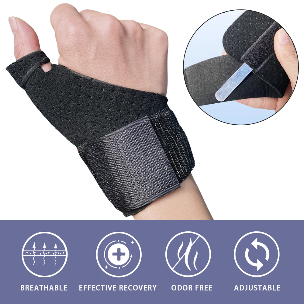 Reversible Daumen- und Handgelenkstütze – verstellbare Stabilisatorschiene für BlackBerry Daumen, Karpaltunnel – passend für die linke/rechte Hand (1 Stück) Image