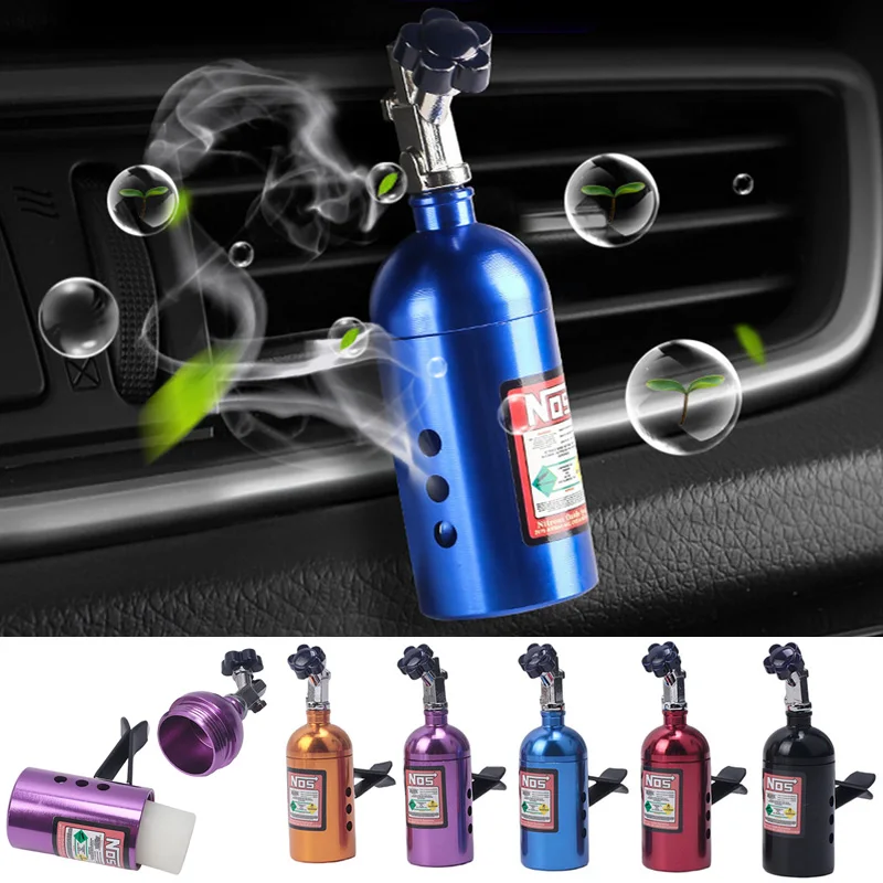 Auto Lufterfrischer Clip Stickstoff Flasche Auto Air Vent Aromatherapie Auto Aroma Outlet Parfüm Aroma Düfte Dekor Zubehör Image