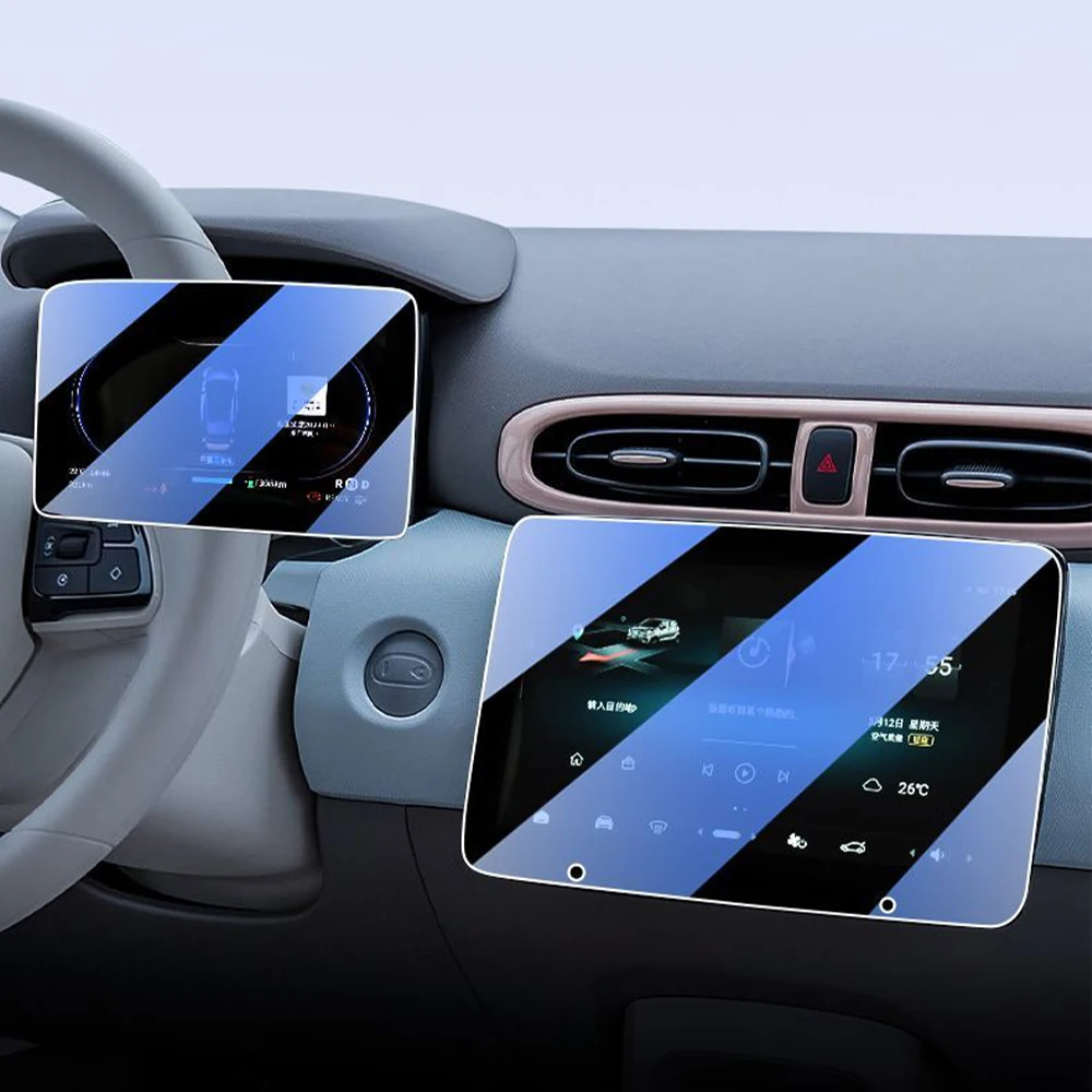 Auto-Armaturenbrett-Navigationsbildschirm aus gehärtetem Glas, kratzfeste Folie für Leapmotor T03 2024 2025, Autoteil Image