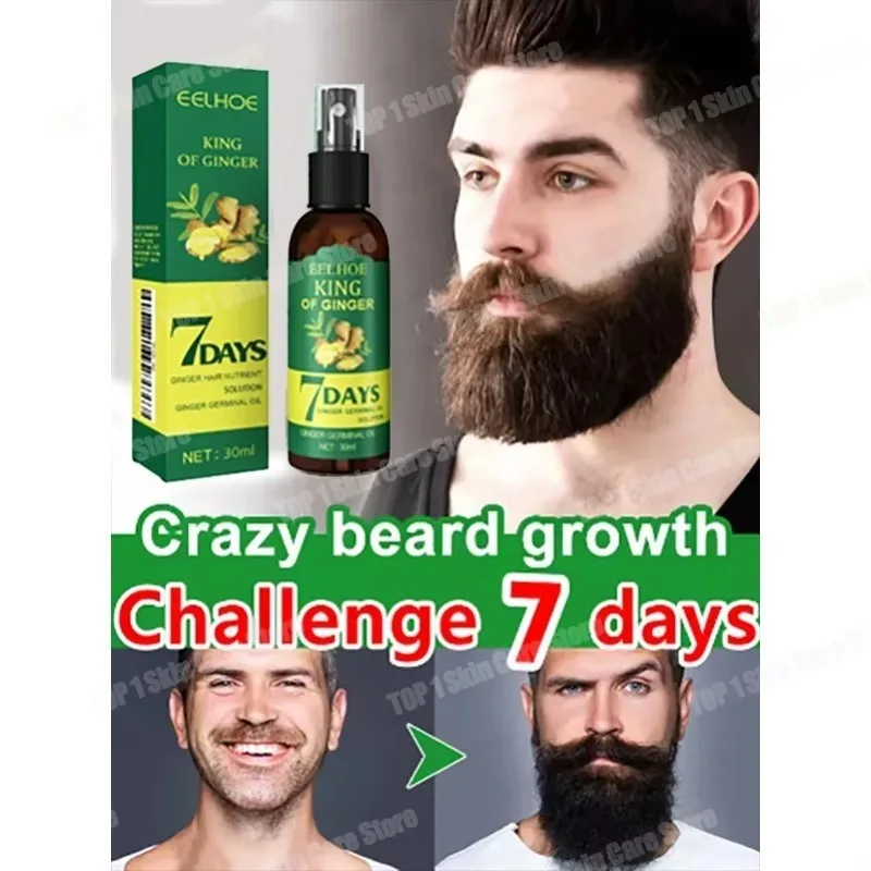 Verabschieden Sie sich von der Peinlichkeit von Sparbärbart. Dieses ätherische Wachstumsöl hilft Ihnen, einen zufriedenhaften Bart zu wachsen Image