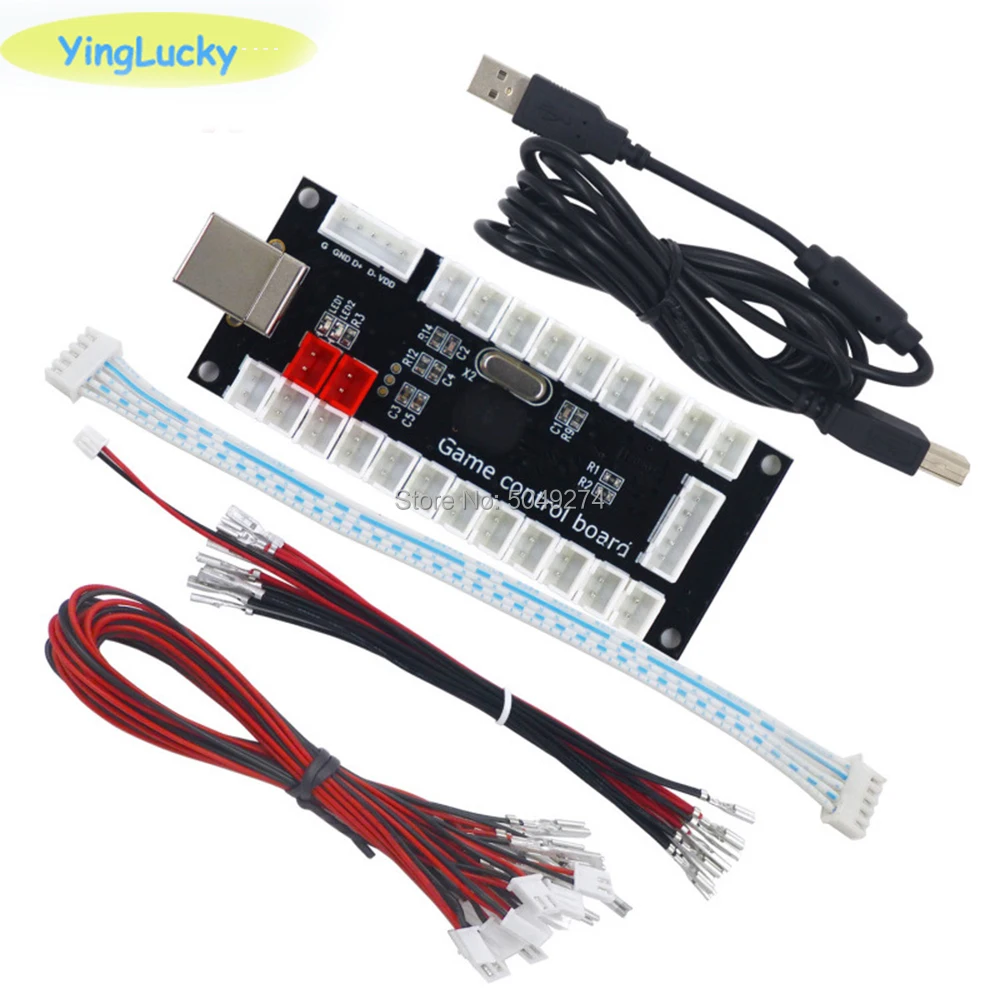 Null Verzögerung Arcade USB Encoder PC PS3 Schalter Raspberry Pi Nintendo ZU Joystick FÜR 5PIN & 2,8 MM Taste Hitbox Controller Image