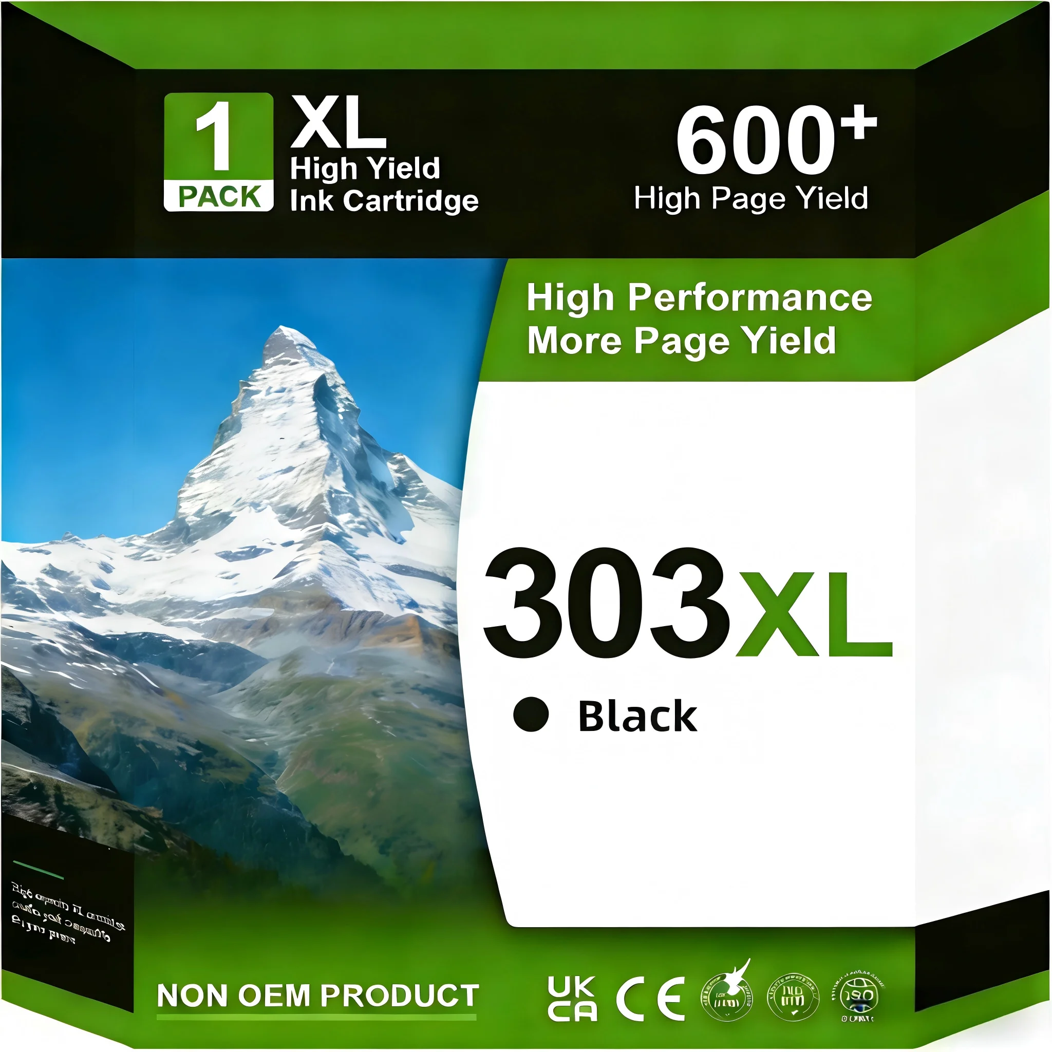 Premium 303XL Ersatzpatronen für HP 303 Schwarz und Farbtinte für HP Envy Photo 6232 6230 6220 7830 6234 7130 7134 7921 Image