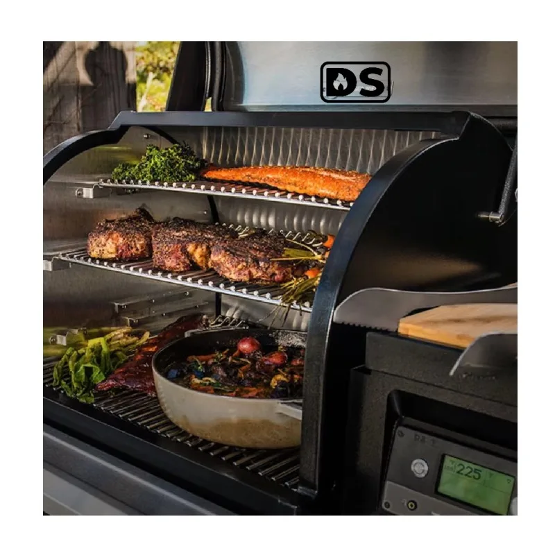 2023 Neuankömmling Ahumador Tragbare Barbacoa WIFI-Steuerung Desktop-Holzpellet-Räucher-Grillmaschine für Camping, Kochen, Grill Image