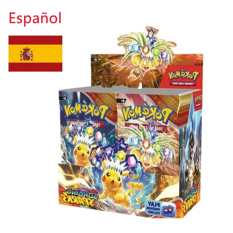 360 Stück Español Pokémon TCG: Scarlet & Violet Twlilght Masquerade Etsncelles Evoving Sky 151 Flames Booster Box Pokemon-Karten Image