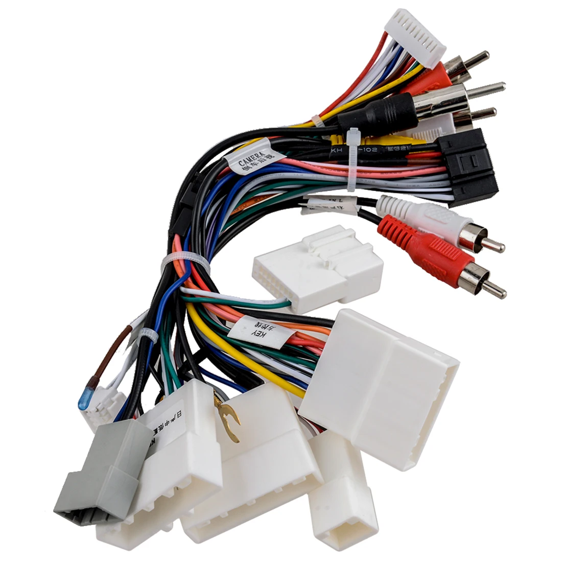 16-poliger Stereo-Radio-Stecker, Stromkabel-Adapter, Kabelbaum, passend für Nissan X-Trail Tiida Bluebird Qashqai Sylphy Navarre Terra Image