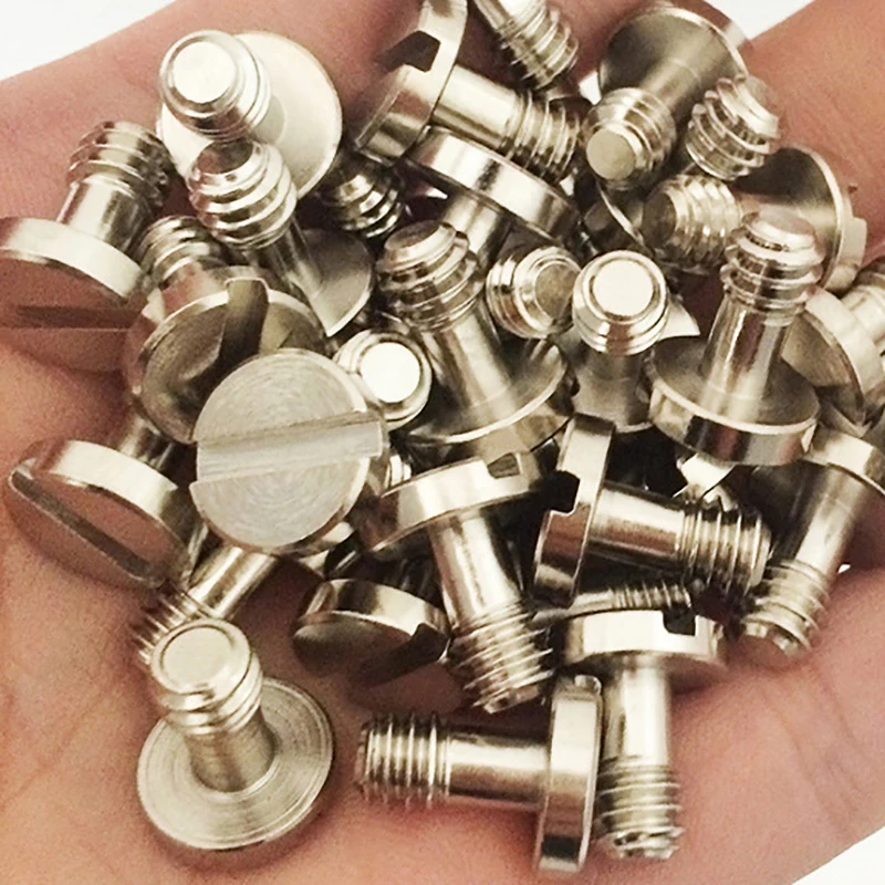 Hochwertiger Kamera-Schraubens atz 1/4 Zoll Schnell verschluss platte Schraube DSLR Zubehör Stativ halterung Adapter für DSLR-Kamera Stativ Image