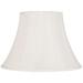 Off-White Faux Silk Softback Bell Lamp Shade 6x12x9 (Spider)