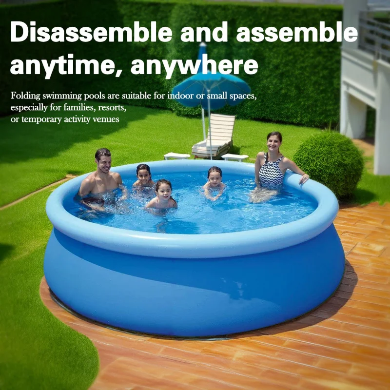 Piscine gonflable support carré piscine ronde famille extérieure grande piscine bain eau jouer piscine