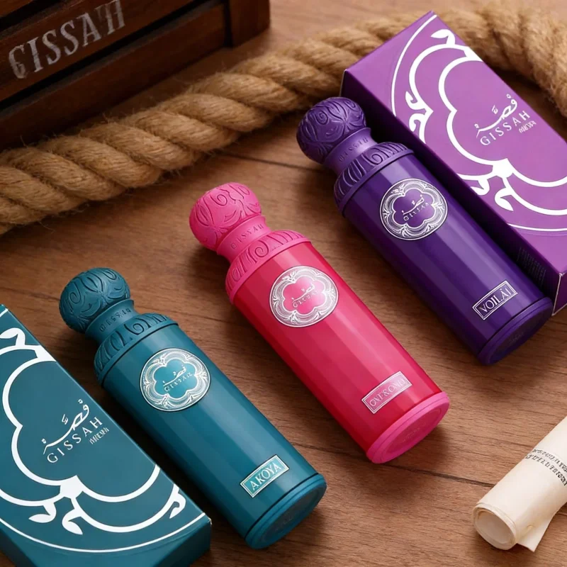 Gissah Akoya Perfume 200ML Citrus Woody Fragrance One & Only Perfume Floral Fruity Eau de Parfum Kuwaiti Perfumes