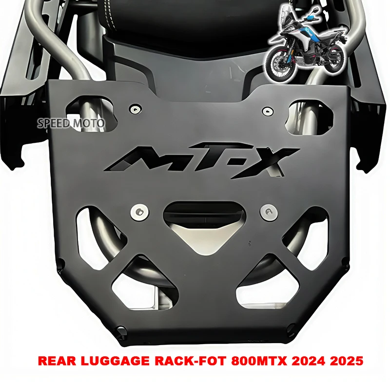 2025 nouveau pour CFMOTO 800MTX 2024 porte-bagages arrière 800 MT-X 800 2024 2025 Support de boîte de rangement de porte-bagages de moto