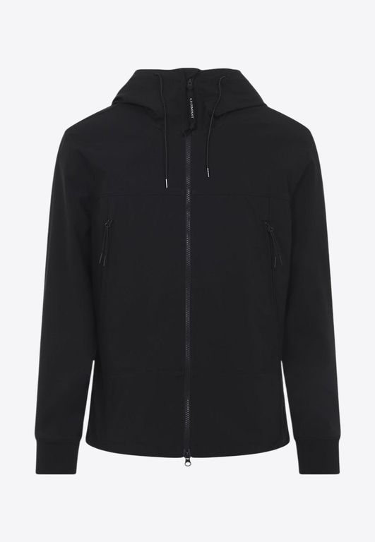 Shell-R Goggle Waterproof Jacket - Black - C P Company Jackets