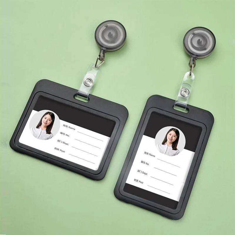 1 pz donna uomo carta manica porta carte di credito porta badge cordini porta badge infermiera studente nome tag porta badge porta carte