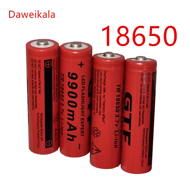 Neue 18650 Lithium wiederaufladbare 0 9900 mAh Lithium-Batterie 3,7 V für helle Taschenlampe Spielzeug wiederaufladbare Batterie Image