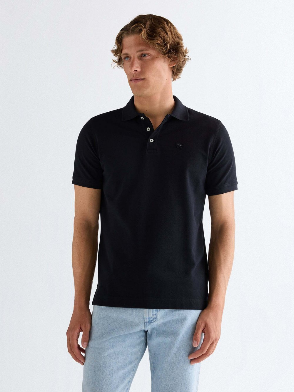 Wrangler Polo Herren schwarz, XL Image