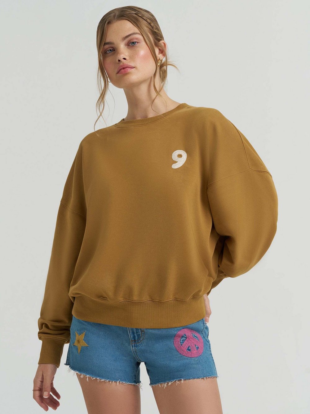 Wrangler Sweatshirt Damen braun, XS Image