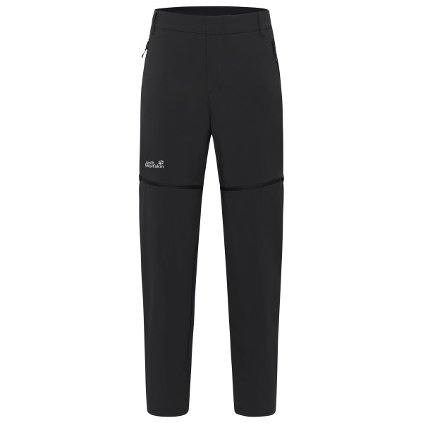 Jack Wolfskin - Hikeout Zip Away Pants - Trekkinghose Gr 54 - Short schwarz