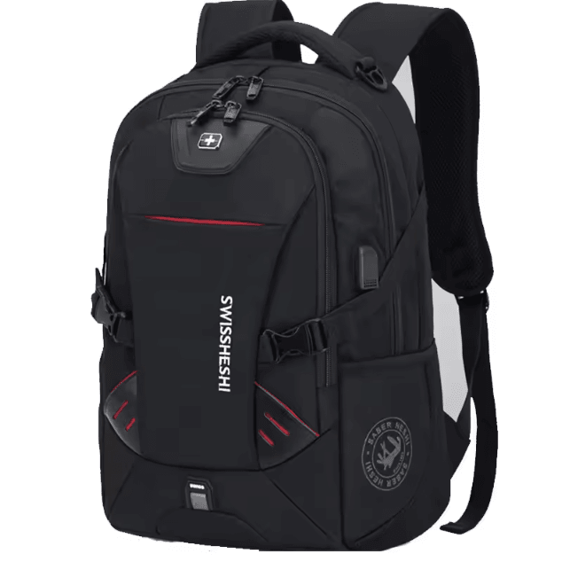 UrbanShield 17 Inch USB Charging Laptop Backpack Multifunction Business, Travel & Anti Theft Waterproof Bag For Men usb Version