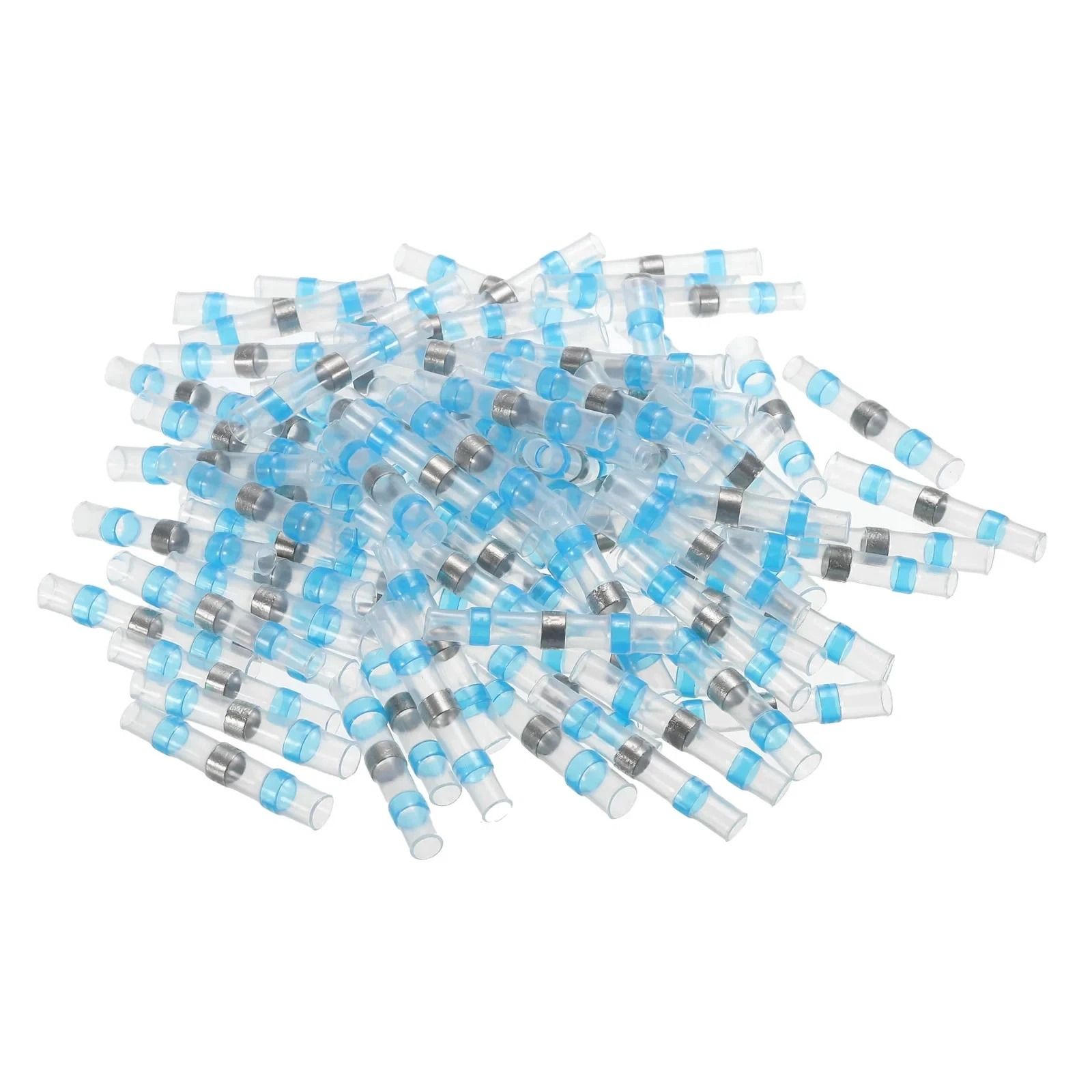 Waterproof BLUE HEAT SHRINK SOLDER CONNECTORS, Perfect For WIRE GAUGE, Reliable Wiring Solutions Waterproof BLUE HEAT SHRINK SOLDER CONNECTORS, Perfect For WIRE GAUGE, Reliable Wiring Solutions