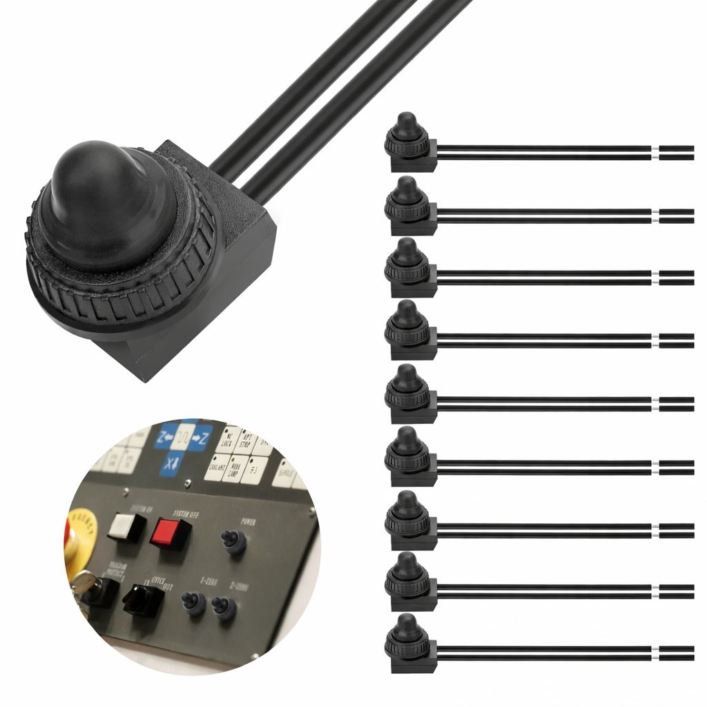 Waterproof Push Button On Off Switch For Motorcycle, Car, ATV, UTV, DC, Waterproof, Durable With Copper Con Waterproof Push Button On Off Switch For Motorcycle, Car, ATV, UTV, DC, Waterproof, Durable With Copper Con