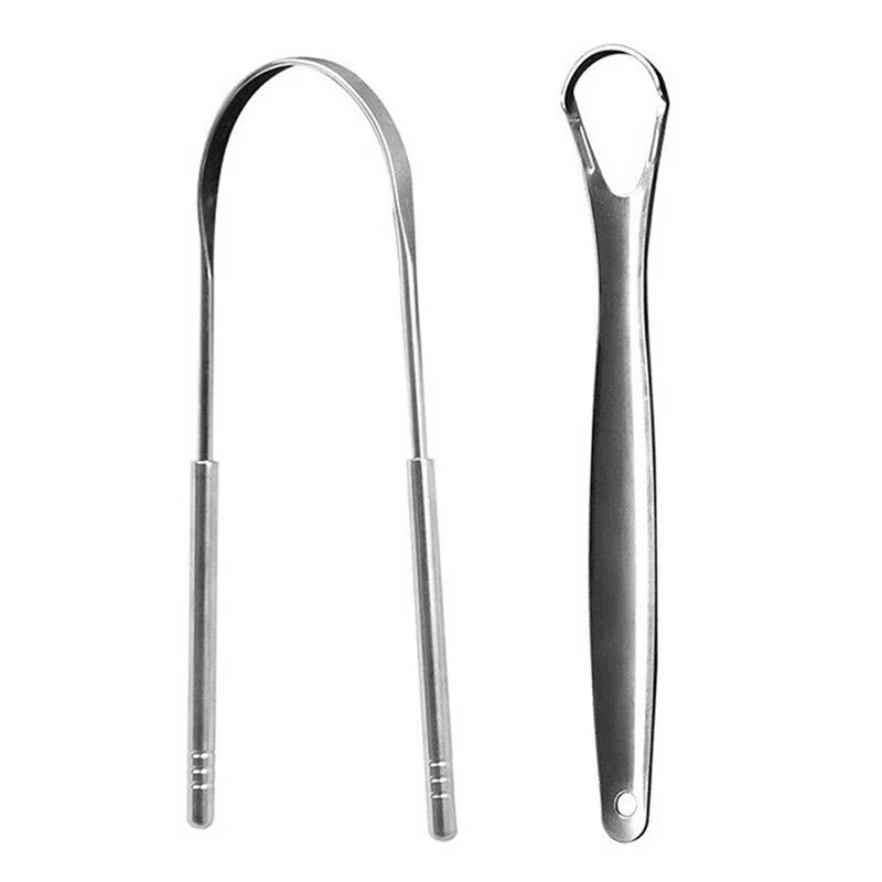 High Quality Stainless Steel Tongue Scraper Cleaner For Fresh Breath And Oral Hygiene a